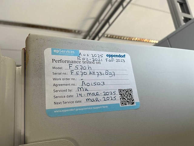 Eppendorf cryocube f570h ultra-lage temperatuur laboratoriumvriezer (2x) - afbeelding 9 van  12