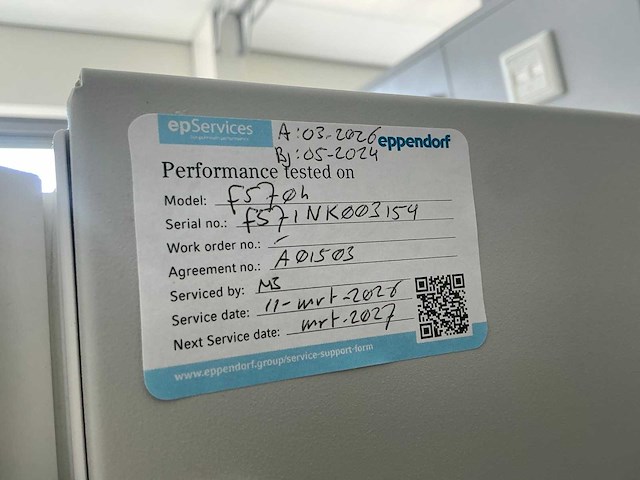 Eppendorf cryocube f570h ultra-lage temperatuur laboratoriumvriezer - afbeelding 5 van  8