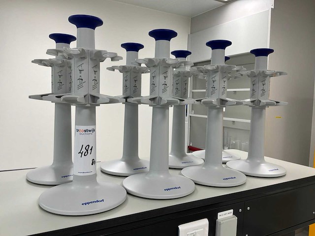 Eppendorf pipet-carrousel (8x) - afbeelding 1 van  2