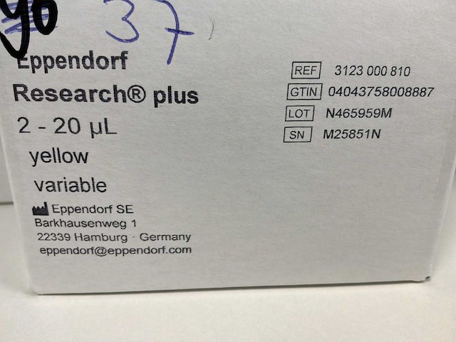 Eppendorf research plus pipet (7x) - afbeelding 2 van  2