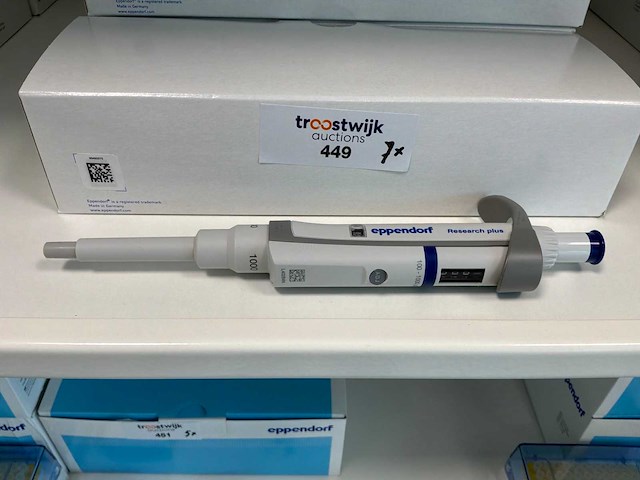 Eppendorf research plus pipet (7x) - afbeelding 1 van  2