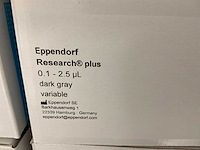 Eppendorf research plus pipet (7x) - afbeelding 1 van  2