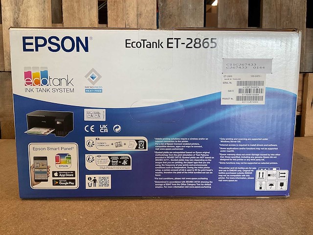 Epson - ecotank et-2865 - inktjetprinter - afbeelding 3 van  3
