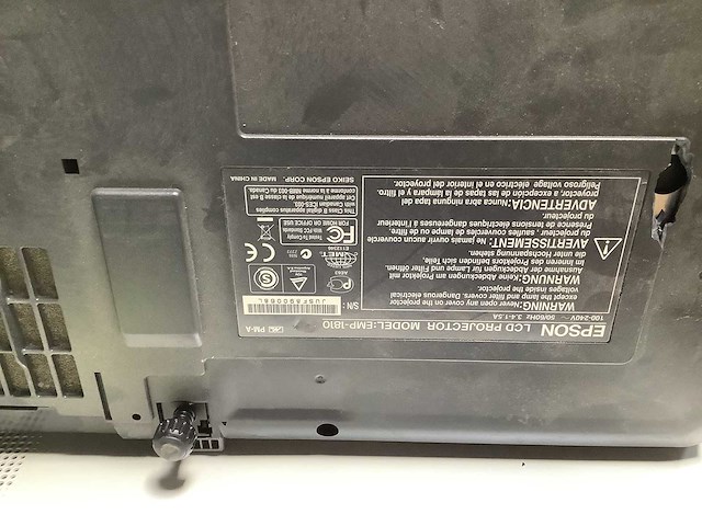 Epson - emp-1810 - video projector (2x) - afbeelding 7 van  8