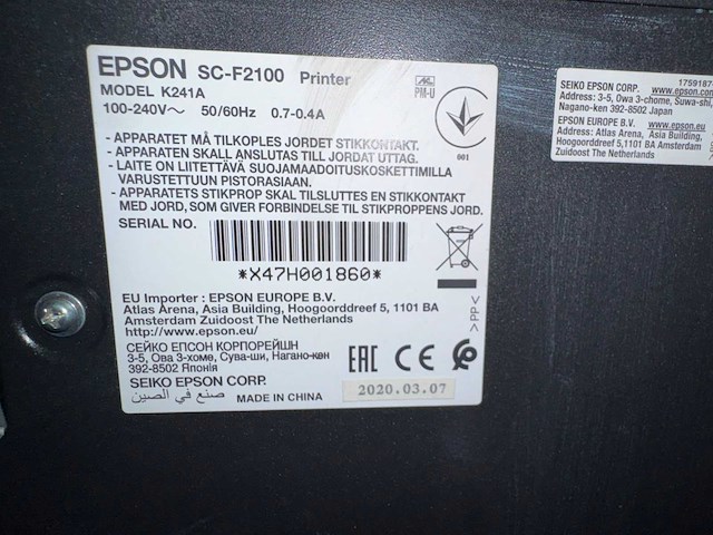 Epson - surecolor f2100 - dtg-dtf professioneel textiel printer - afbeelding 5 van  8