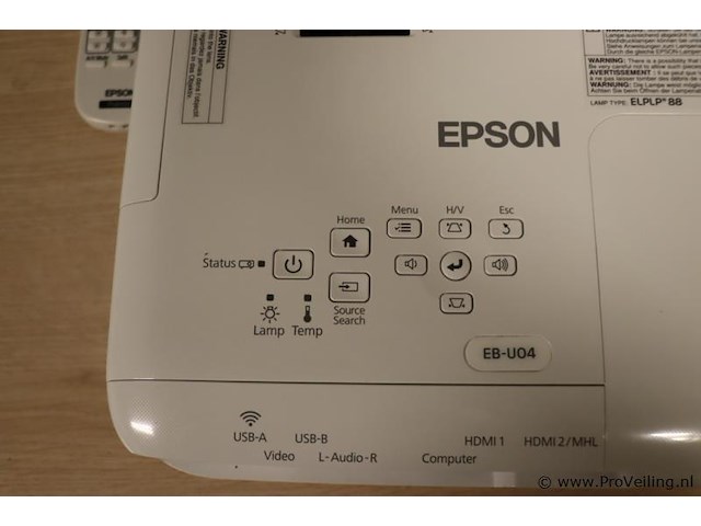 Epson beamer eb-u04 incl. afstandsbediening - afbeelding 3 van  9