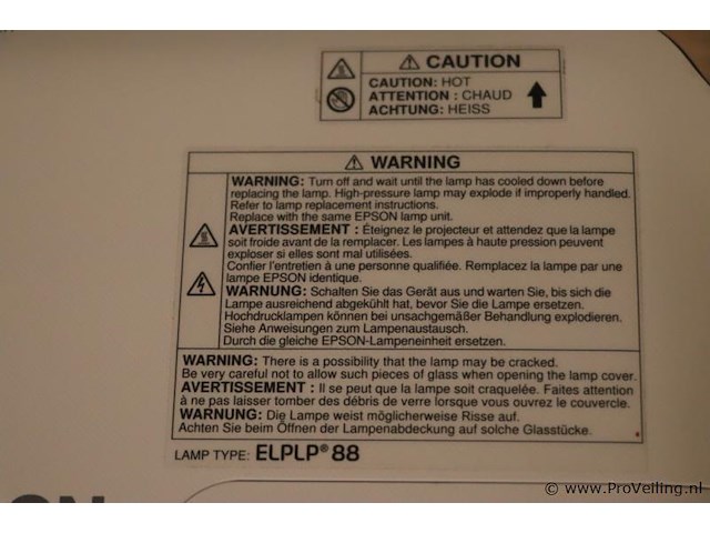 Epson beamer eb-u04 incl. afstandsbediening - afbeelding 4 van  9