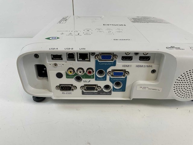 Epson (eb-2247u) 4200 lumen fhd projector (700 lamp hours) - afbeelding 6 van  7