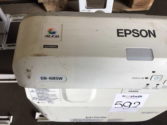 Epson eb-685w beamer - afbeelding 2 van  3