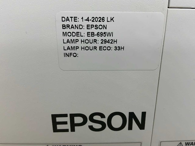 Epson eb-696wi. beamers & projectie - afbeelding 2 van  7