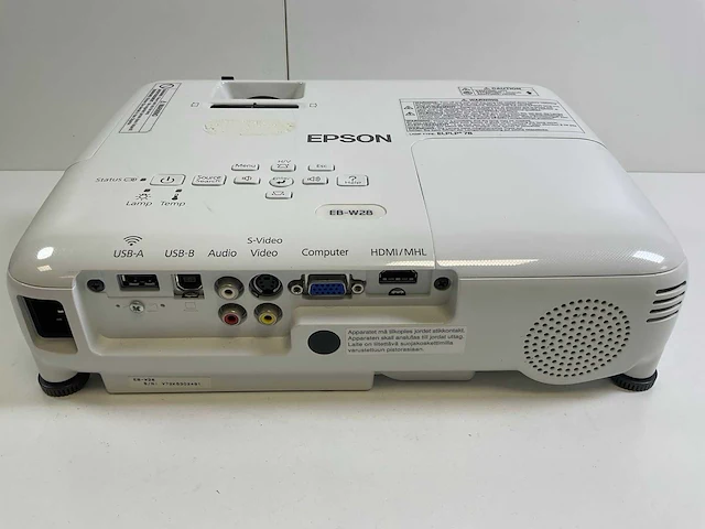 Epson (eb-w29) 3.000 lumen wxga projector (172 lamp hours) - afbeelding 4 van  6