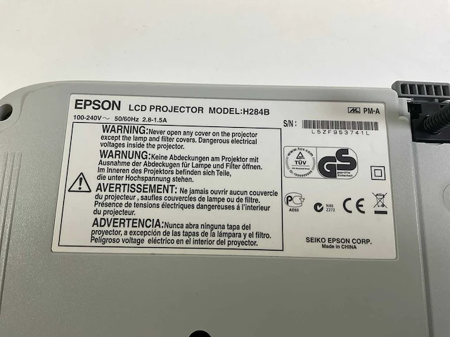 Epson (eb-x6) 2.200 lumen xga projector (81 lamp hours) - afbeelding 6 van  6