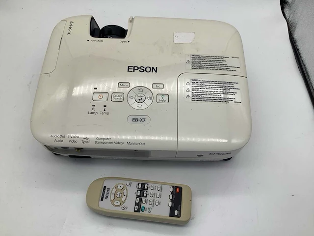 Epson eb-x7 beamer - afbeelding 4 van  8