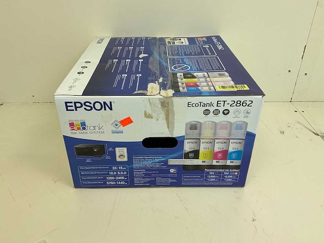Epson ecotank et-2862 overige printers en copiers - afbeelding 1 van  6