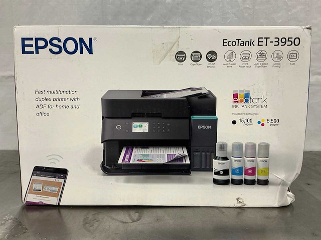 Epson ecotank et-3950 printer - afbeelding 2 van  8