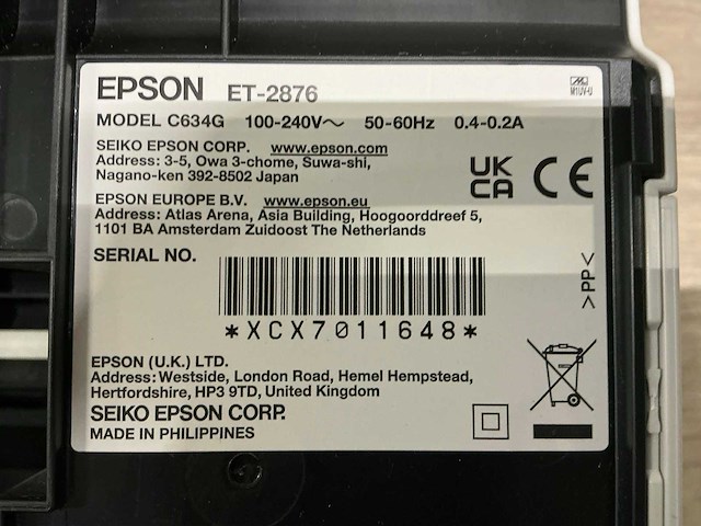 Epson et-2876 printer - afbeelding 7 van  7
