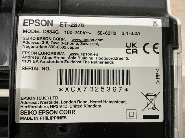 Epson et-2876 printer - afbeelding 7 van  7