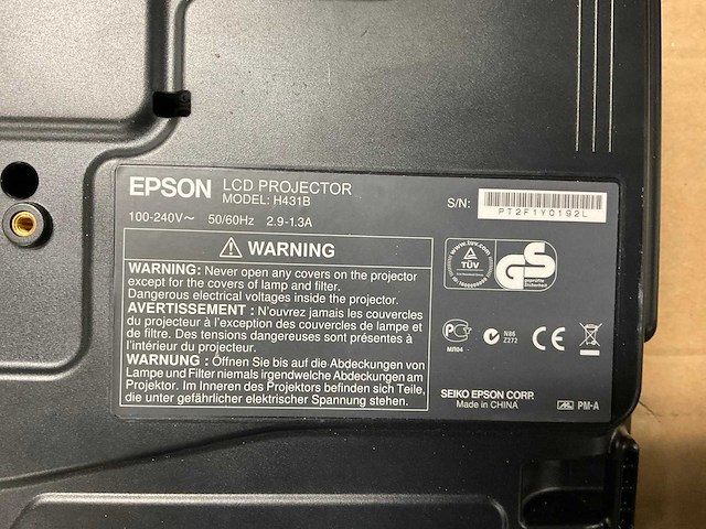 Epson h431b projector - afbeelding 3 van  4