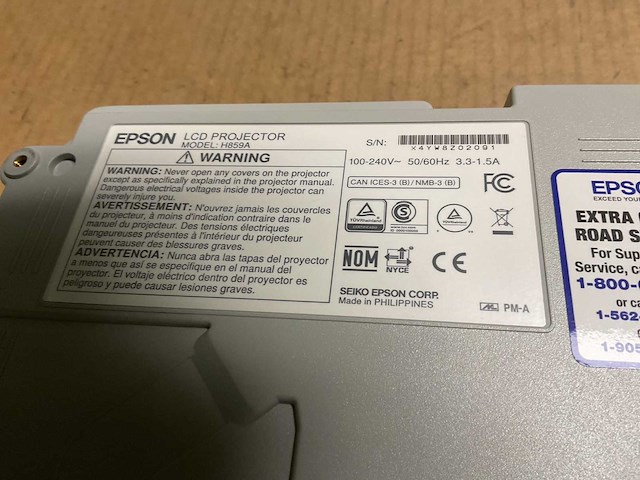 Epson h859a projector - afbeelding 7 van  7