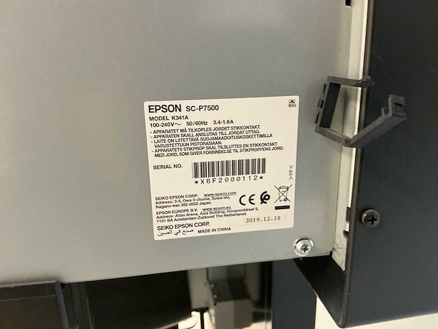 Epson k341a surecolor p7500 inktjetprinter - afbeelding 13 van  17