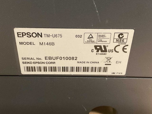 Epson m146b labelprinter - afbeelding 4 van  5