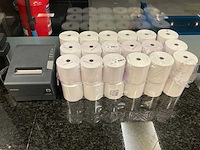 Epson m244a thermische bonprinter met voorraad kassarollen - afbeelding 1 van  4