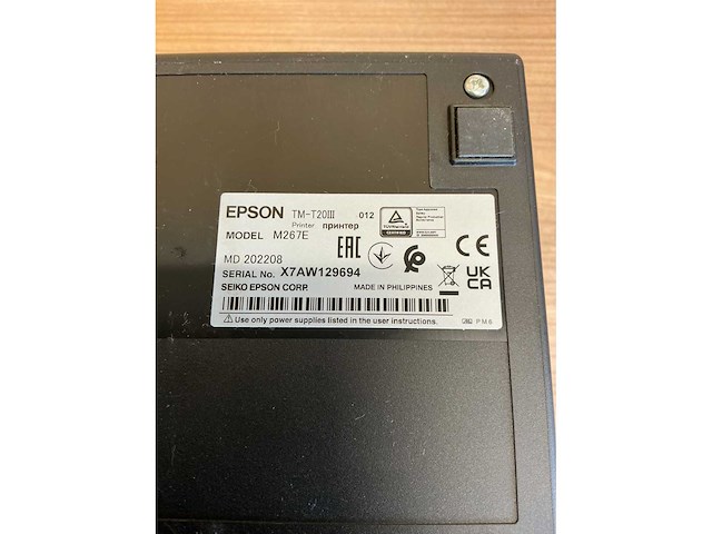 Epson m267e tm-20iii labelprinter - afbeelding 2 van  4