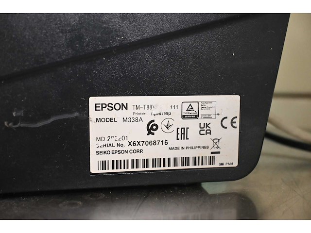 Epson m338a bonnenprinter - afbeelding 3 van  3