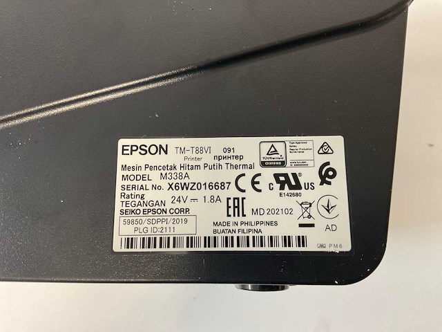 Epson (m338a/m244a), thermal receipt printers (20x) - afbeelding 9 van  17