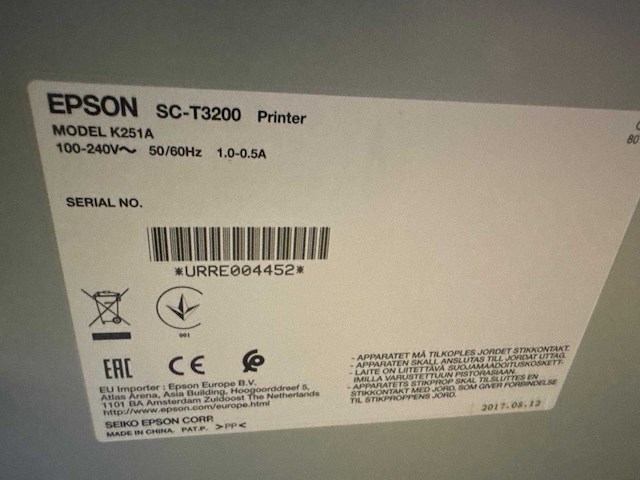 Epson surecolor t3200 & t5000 digitale kleurenprinter (2x) - afbeelding 2 van  11