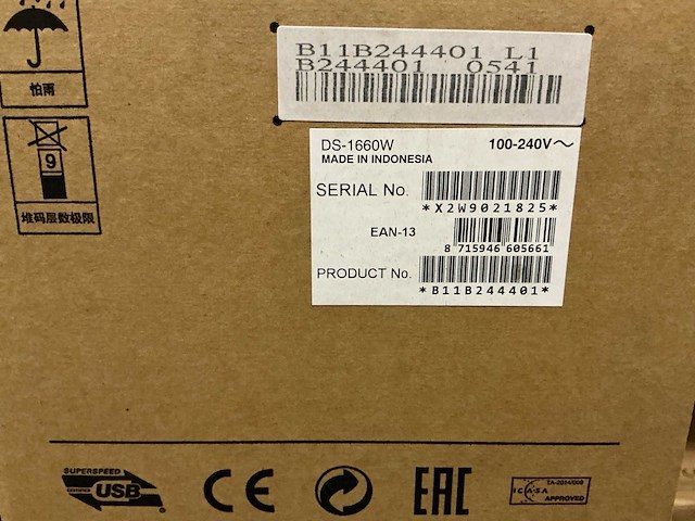 Epson workforce ds-1660w scanner - afbeelding 4 van  4