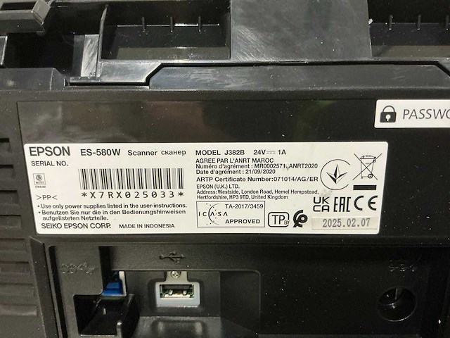 Epson workforce es-580w printer - afbeelding 6 van  7