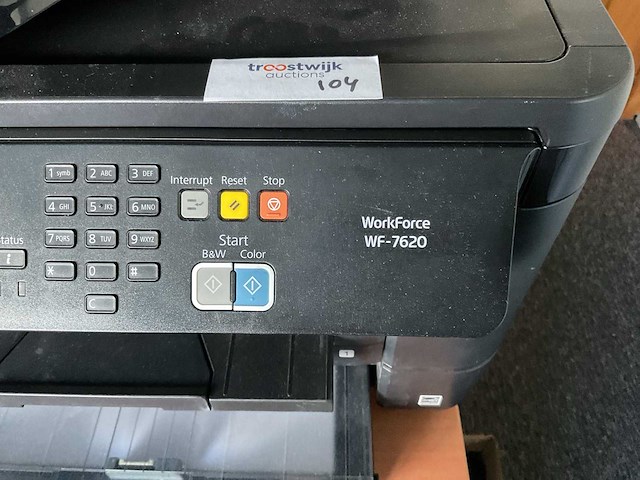 Epson workforce wf-7620 inktjetprinter - afbeelding 2 van  3