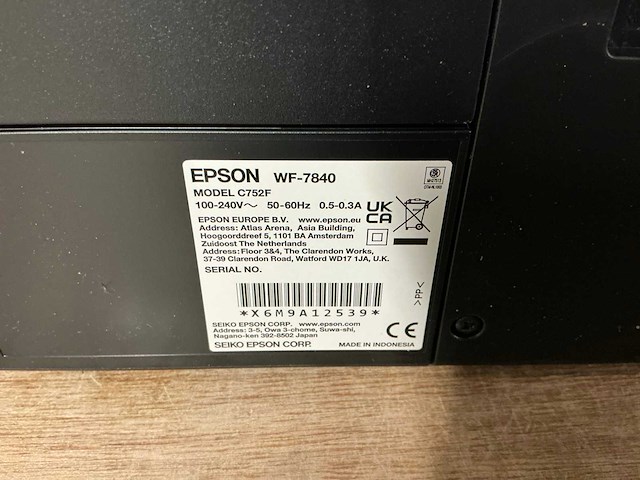 Epson workforce wf-7840dtwf overige printers en copiers - afbeelding 12 van  12