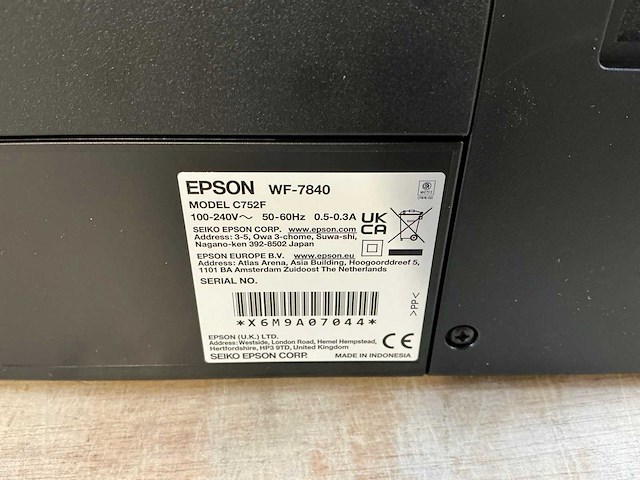 Epson workforce wf-7840dtwf overige printers en copiers - afbeelding 3 van  9