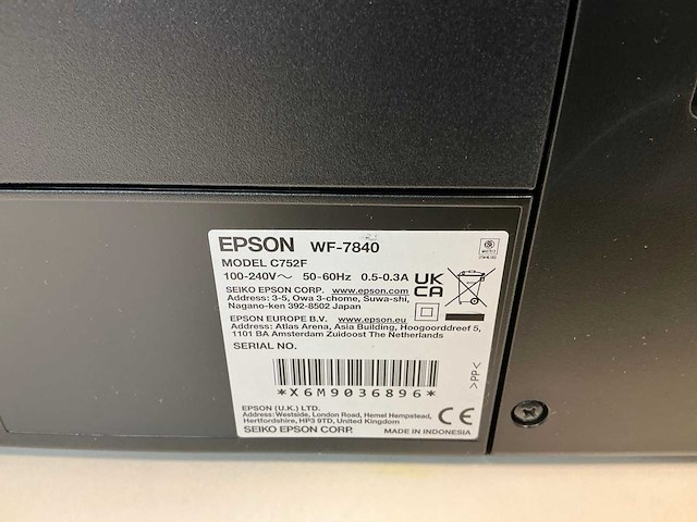 Epson workforce wf-7840dtwf overige printers en copiers - afbeelding 5 van  14