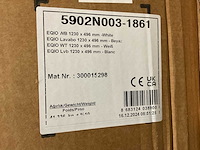 Eqio 1230x496mm wastafel - afbeelding 2 van  2
