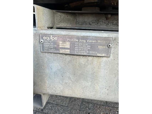 Equipe - car trailer - afbeelding 7 van  7