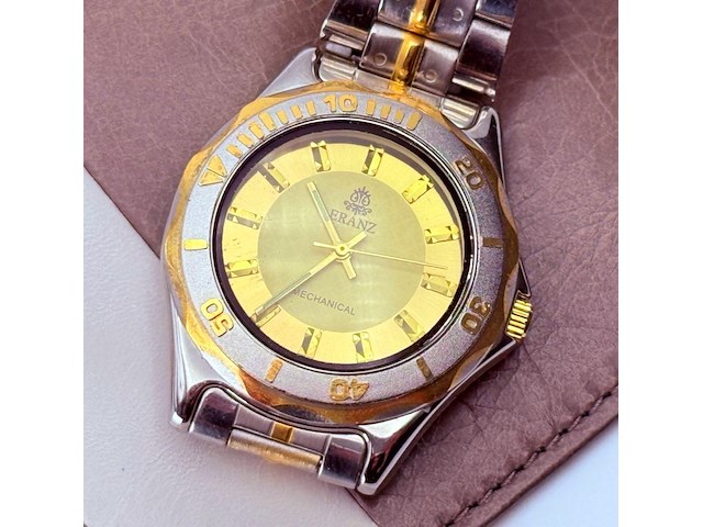 Eranz two-tone mechanisch herenhorloge - afbeelding 1 van  6