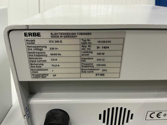 Erbe - icc 200 - elektrochirurgisch systeem - afbeelding 5 van  5