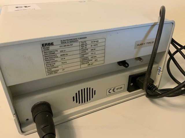 Erbe icc 200 elektrochirurgische eenheid - afbeelding 6 van  7