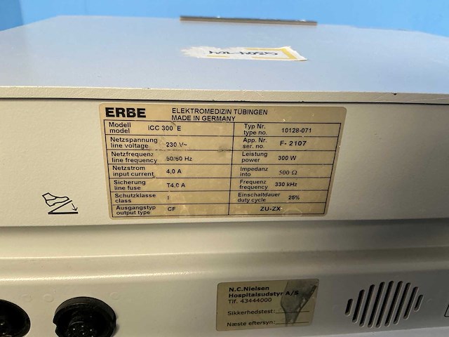 Erbe icc300 electrosurgical unit - afbeelding 6 van  6