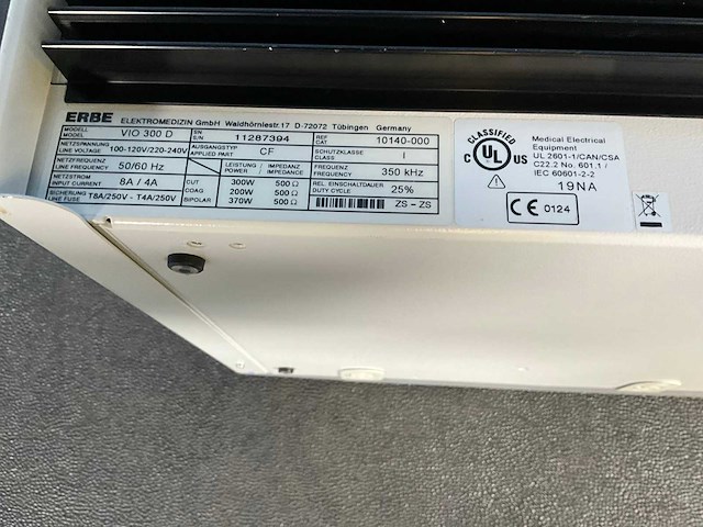 Erbe vio300d elektrochirurgische unit - afbeelding 1 van  1