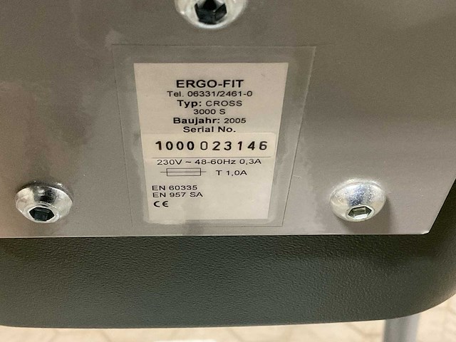 Ergo-fit 3000 crosstrainer - afbeelding 8 van  8