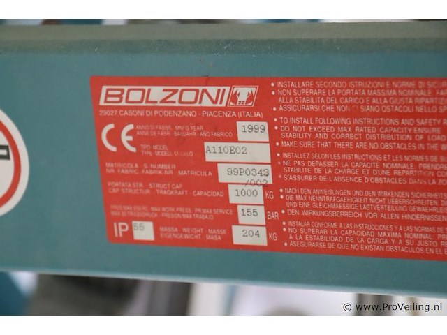 Ergo-lift/elektrisch schaarheftafel - afbeelding 7 van  13