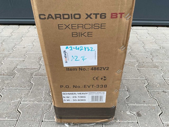 Ergometer cardio xt6 bt - home trainer - afbeelding 4 van  12