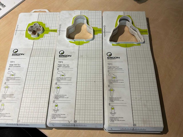 Ergon bike ergonomics schoenplaat hulpmiddel (3x) - afbeelding 1 van  4
