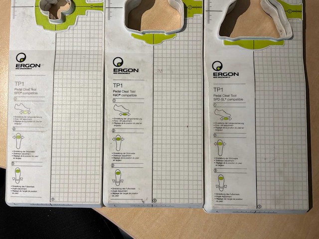 Ergon bike ergonomics schoenplaat hulpmiddel (3x) - afbeelding 3 van  4