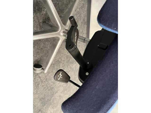 Ergonomische bureaustoel - blauw - afbeelding 5 van  6