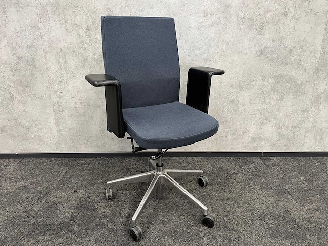 Ergonomische bureaustoel - blauw - afbeelding 1 van  8